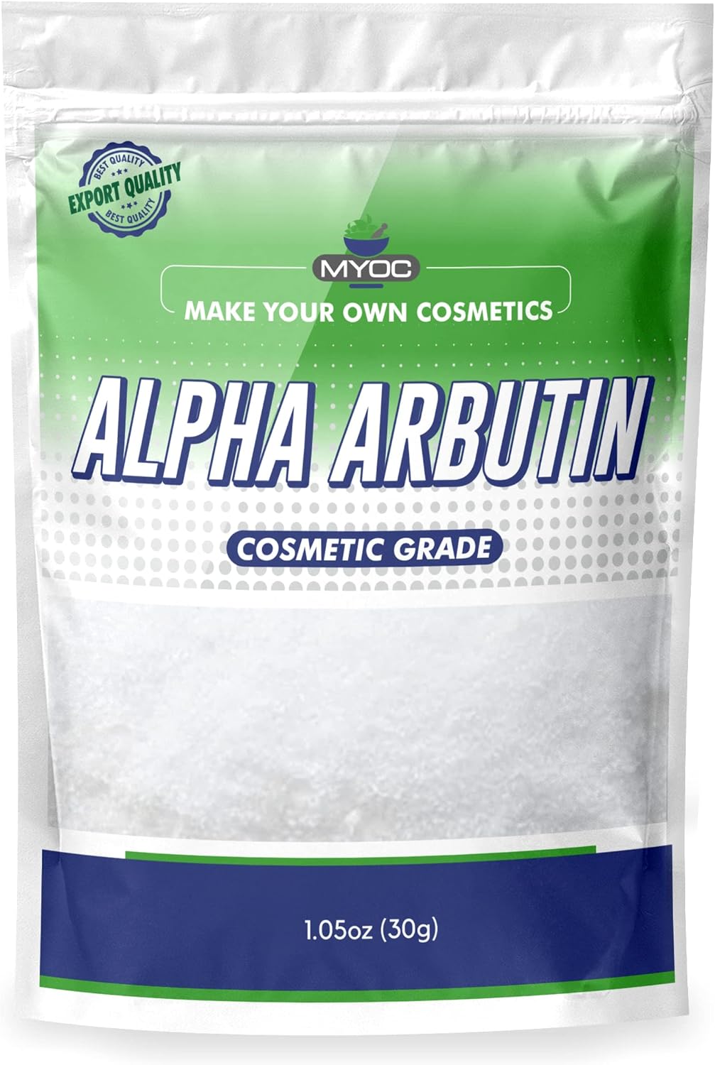 Alpha Arbutin Powder (30 g / 1.06 oz) - Cosmetic Grade for DIY Serums Creams and Skin Care Formulations
