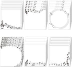 30 Pcs Music Sticky Notes Music Note Pads Musical Memo Notes for Music Teacher Appreciation Gifts Party Gift Musical Notes Message Reminder School Supplies