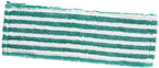 Libman Commercial 119 Microfiber Wet/Dry Floor Mop Refill Pad, Microfiber, 18" Wide, Green and White (Pack of 6)