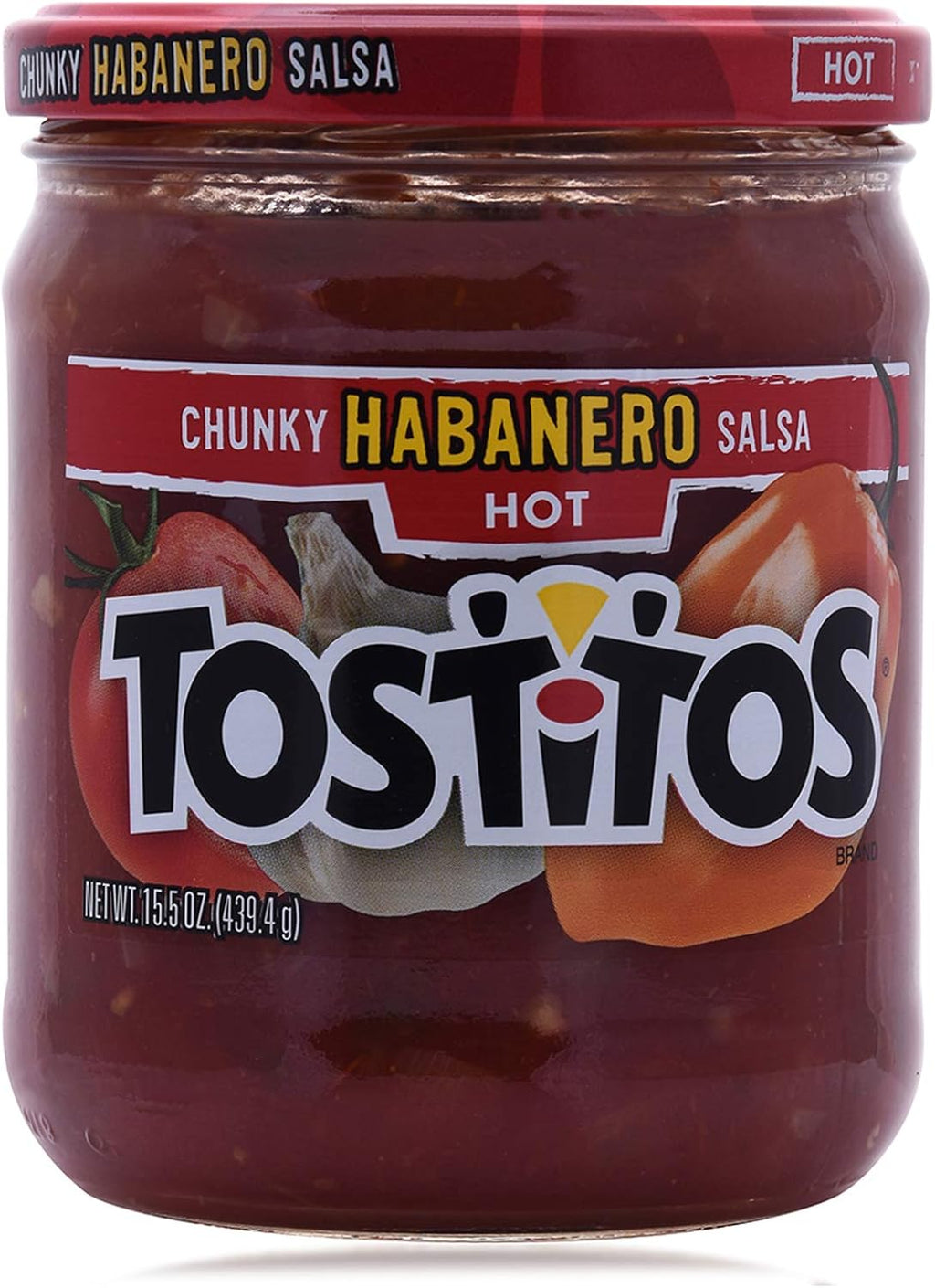 Tostitos - Dips Hot Chunky Habanero Salsa, 15.5 Ounce, Red