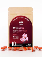 Zaffrus - Premium Saffron Powder for Cooking, Athletes, Specialty Drinks Fans - Pack of 10 (1.125 gr/ .04 oz)