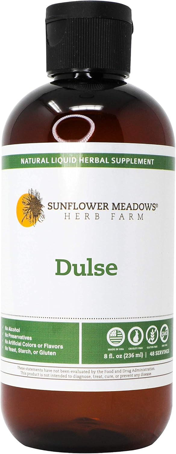Dulse Liquid Herbal Supplement - 8oz- Alcohol-Free, Non-GMO, Made with Organic Ingredients