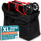 Vive XL Carry & Travel Bag for Rollator Walkers & Transport Chairs - Cover Carrier Accessory for Car Travel, Storage, Seniors - Accessories - Waterproof with Padded Straps