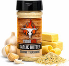 Garlic Butter Seasoning for Steak, Chicken, Seafood & Pasta | Rich Buttery Garlic Flavor Boost that Transforms Any Meal | No MSG added, No Artificial Flavors | Runnin’ Wild Foods, 5.4 oz