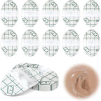 100 Pcs Clear Waterproof Ear Stickers, Disposable Ear Protectors, Covers for Swimming, 2.1x3.2 Inches for Bathing Swimming Shower Surfing Snorkeling and More