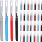 Patelai 100 Pieces Braces Brush for Cleaner Interdental Brush Toothpick Dental Tooth Flossing Head Oral Dental Hygiene Flosser Toothpick Cleaners Tooth Cleaning Tool (Classic Color)