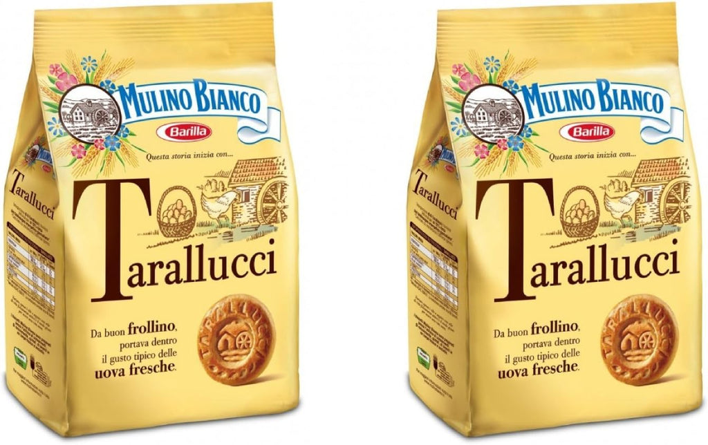 Mulino Bianco: "Tarallucci" Biscuits made with fresh eggs 12.3 Oz (350g) - Pack of 2 [ Italian Import ]