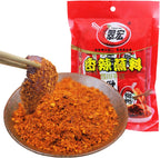 Chinese chili dipping powder 3.52 oz/100g(built-in 10 pack), szechuan HotPot,BBQ Dipping material red chilli Spicy seasoning form Sichuan, China