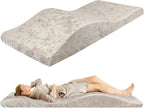 Lash Bed Foam Topper, Massage Table Memory Foam Mattress Topper, Ergonomic Curved Lash Bed Cushion for Beauty Salon
