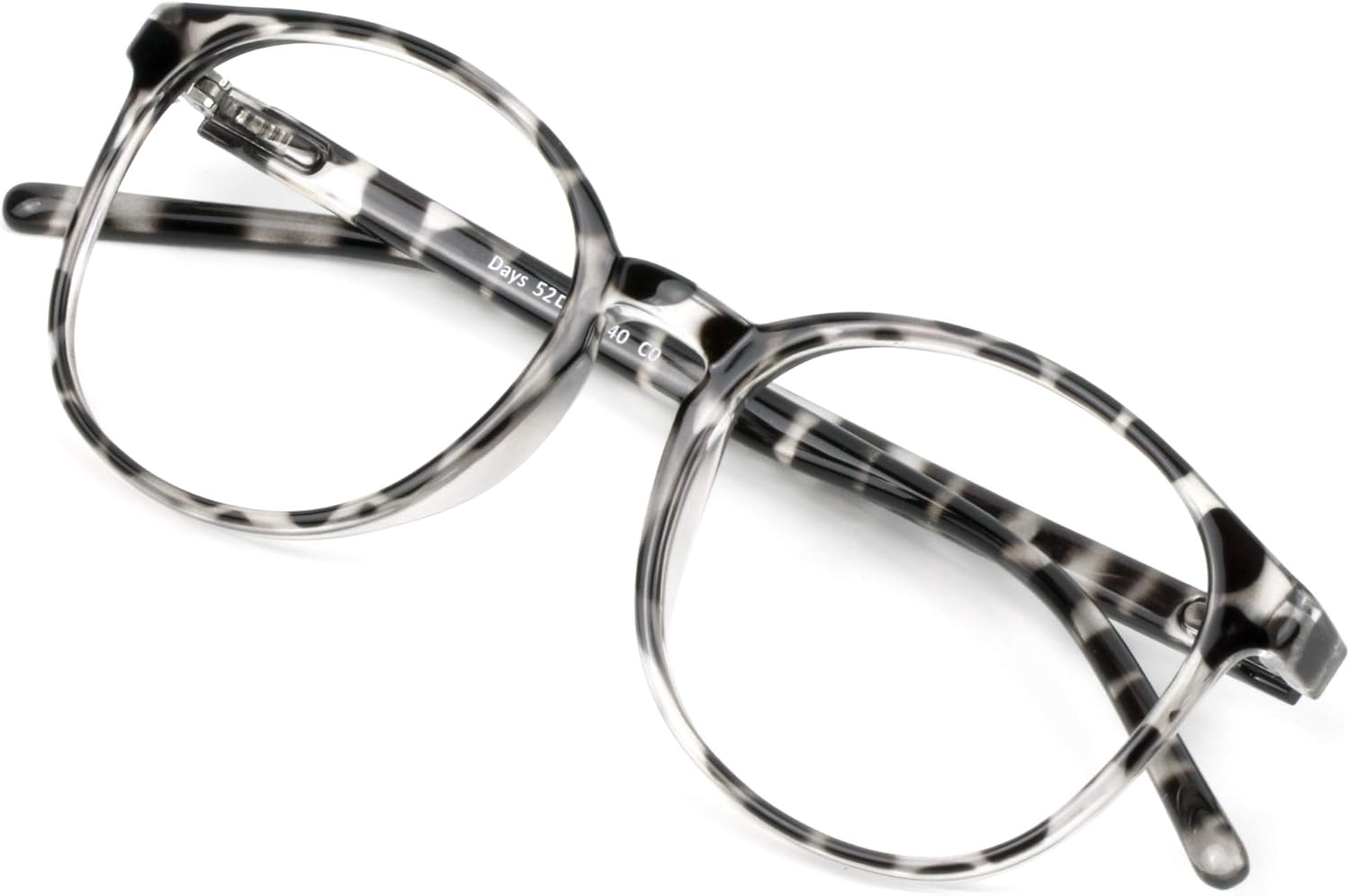 VisionGlobal Blue Light Blocking Glasses for Women Men, Oval Frame Computer Reading Glasses(Leopard,+2.00 Magnification)