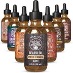 Viking Revolution Beard Oil for Men - Natural Mens Beard Oil with Argan Oil and Jojoba Oil - Beard Softener,Strengthens and Moisturizes - Beard Conditioner for Men (Spiced Vanilla, 1 Pack)
