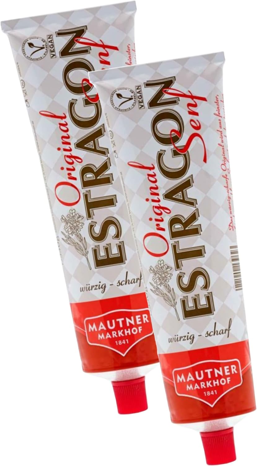 Tarragon Mustard 2 x 100 g, Mautner/Austria