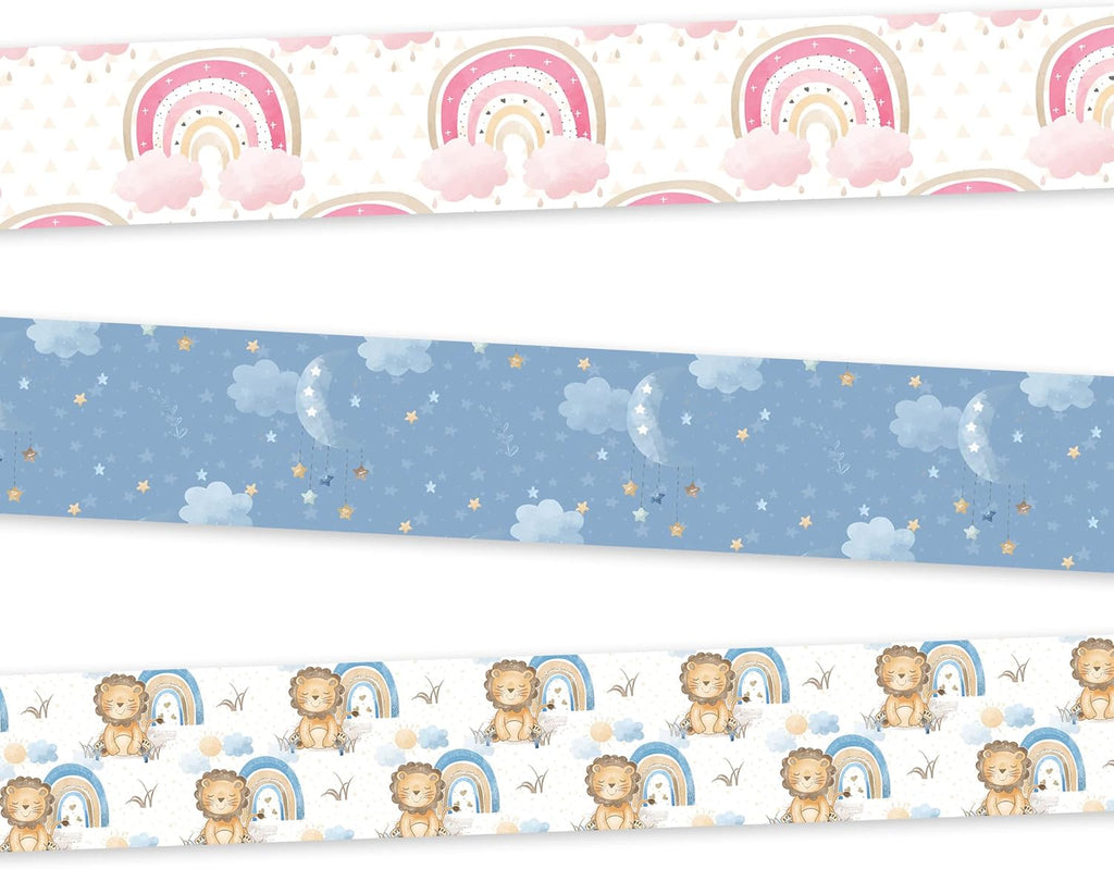 A Simple Patch Nasogastric or Oxygen Tube precut Adhesive Tape Rainbows Mix Lengths x 3