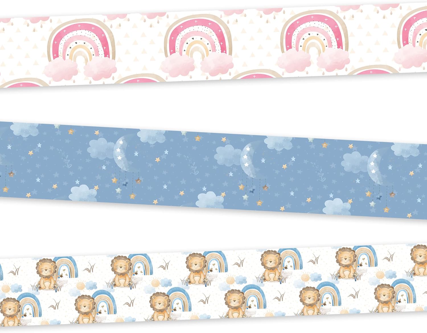 A Simple Patch Nasogastric or Oxygen Tube precut Adhesive Tape Rainbows Mix Lengths x 3