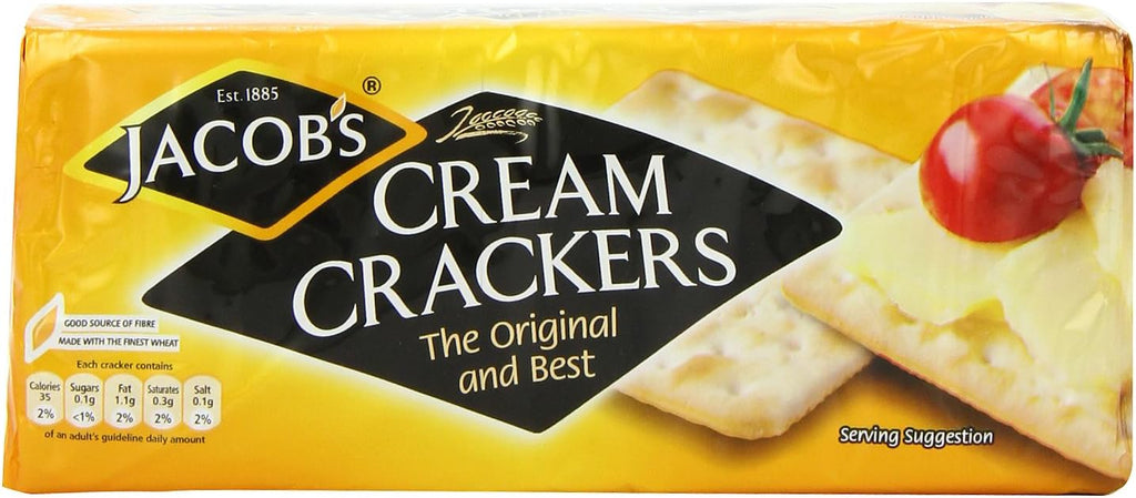 Jacobs Cream Crackers Biscuits 200 G (pack Of 24)