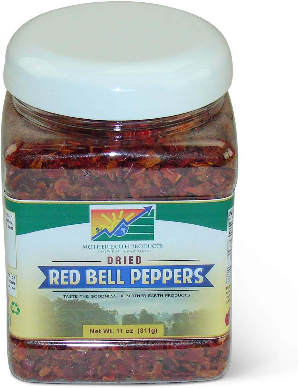 Mother Earth Products Dehydrated Mixed Bell Peppers Jar, 9 Ounce (Pack of 1)