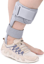 Medical AFO Foot Drop Brace - Drop Foot Braces for Walking - AFO Brace Walking with Shoe - Ankle Foot Orthosis for Stroke - Drop Foot Stabilizer Support for Men & Women Medium-Left (Comfort)