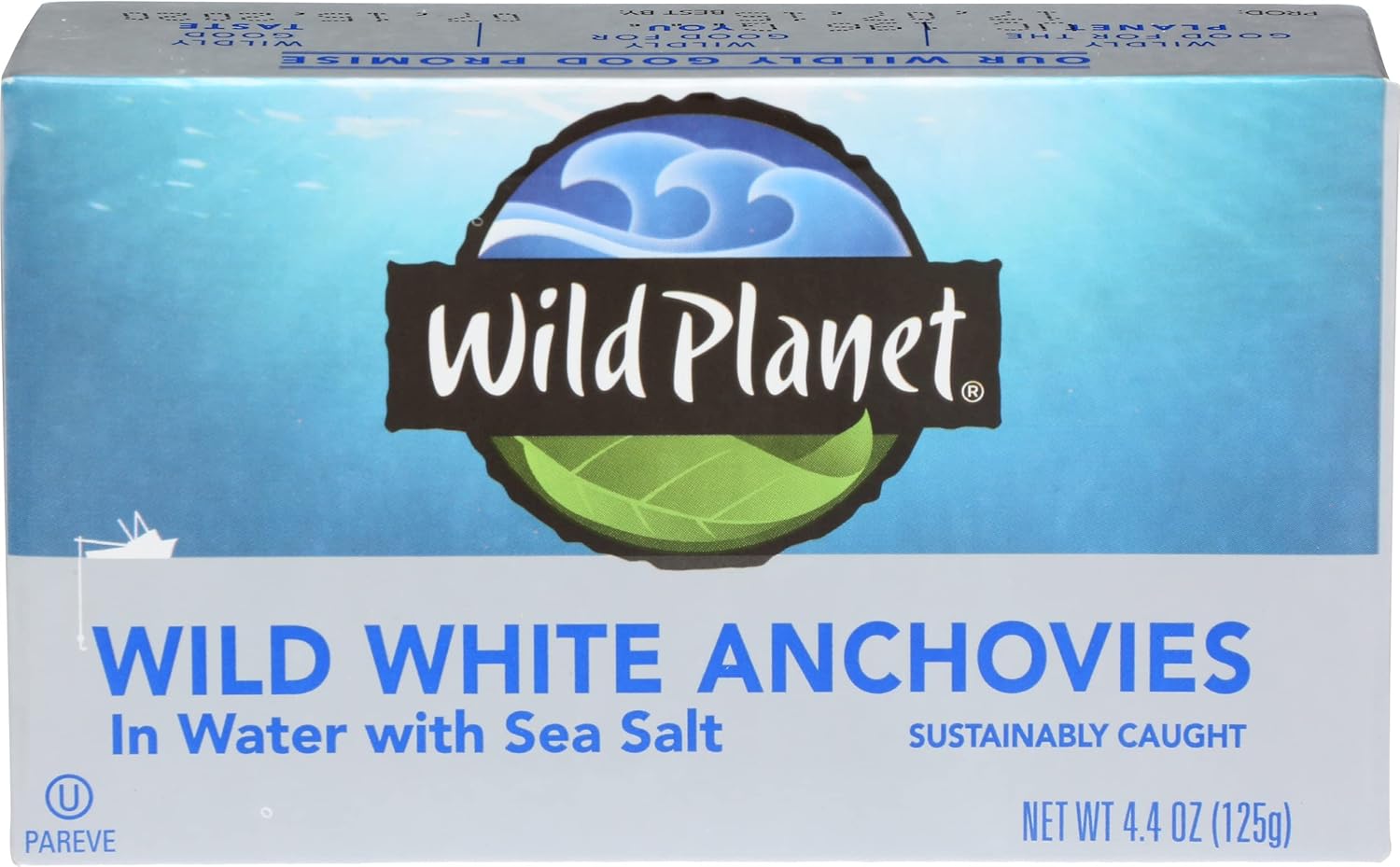 Wild Planet White Anchovies Lightly Salted in Water -- 4.4 oz