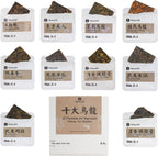 iTeaworld Chinese Tea Collection – Top 10 Classic Oolong Tea Sampler, Chinese Loose Leaf Tea Sampler, 10 Classic Oolong Varieties, No Sugar or Additives, Boxed Beginner Tea Gift Set, 20 Individually Wrapped Mini Tea Cakes, 5g/Piece, 3.52oz