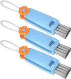 3 in 1 Cup Lid Gap Cleaning Brush Set, Multifunctional Bottle Clean-ing Brush, Cup Lid Gap Cleaner, Home Kitchen Crevice Cleaning Brush Tools (Blue)
