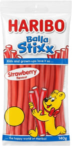 Haribo Balla Stixx Strawberry Sweets, 140g