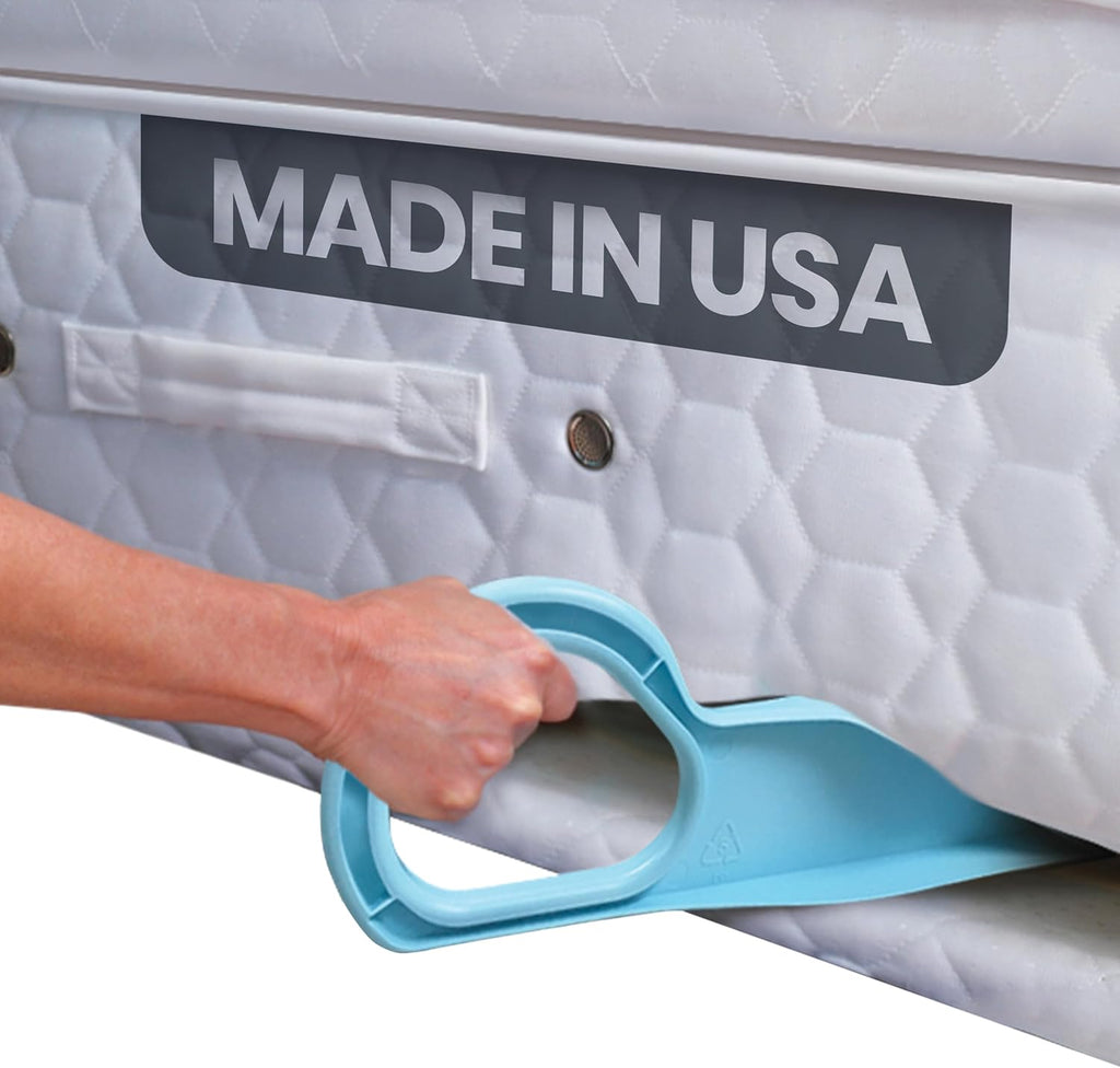 Bed MadeEZ Mattress Lifter & Bed Maker Tool for Changing Bed| Patented & Made in USA | Lifts & Holds The Mattress, Tucks Sheets, Removes Sheets, Bed Skirts and More