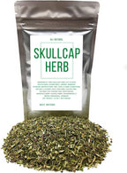 Skullcap Scutellaria Scullcap Herb from Germany - Natural, Cut & Dried Scutellaria Lateriflora - Net Weight: 1oz/28.5g