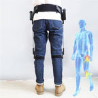 Wearable Bionic Power Exoskeleton for Walking,Adjustable 3 Strength, Bionic Body Power Walking Aids for Adults Elderly,Travel/Daily Mobility Support (Both Legs, L)