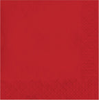 Creative Converting Touch of Color 2-Ply Paper Lunch Napkins, 50-Count, Classic Red