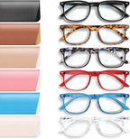 NOVIVON 6 Pack Reading Glasses for Women, Reading glasses men, Blue Light Blocking Readers, Computer eye glasses, Cheaters
