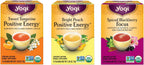 Yogi Tea - Morning Energy Variety Pack (3 Pack) Includes Peach Bergamot Bright Day, Sweet Tangerine Positive Energy, Spiced Blackberry Focus - 48 Organic Tea Bags
