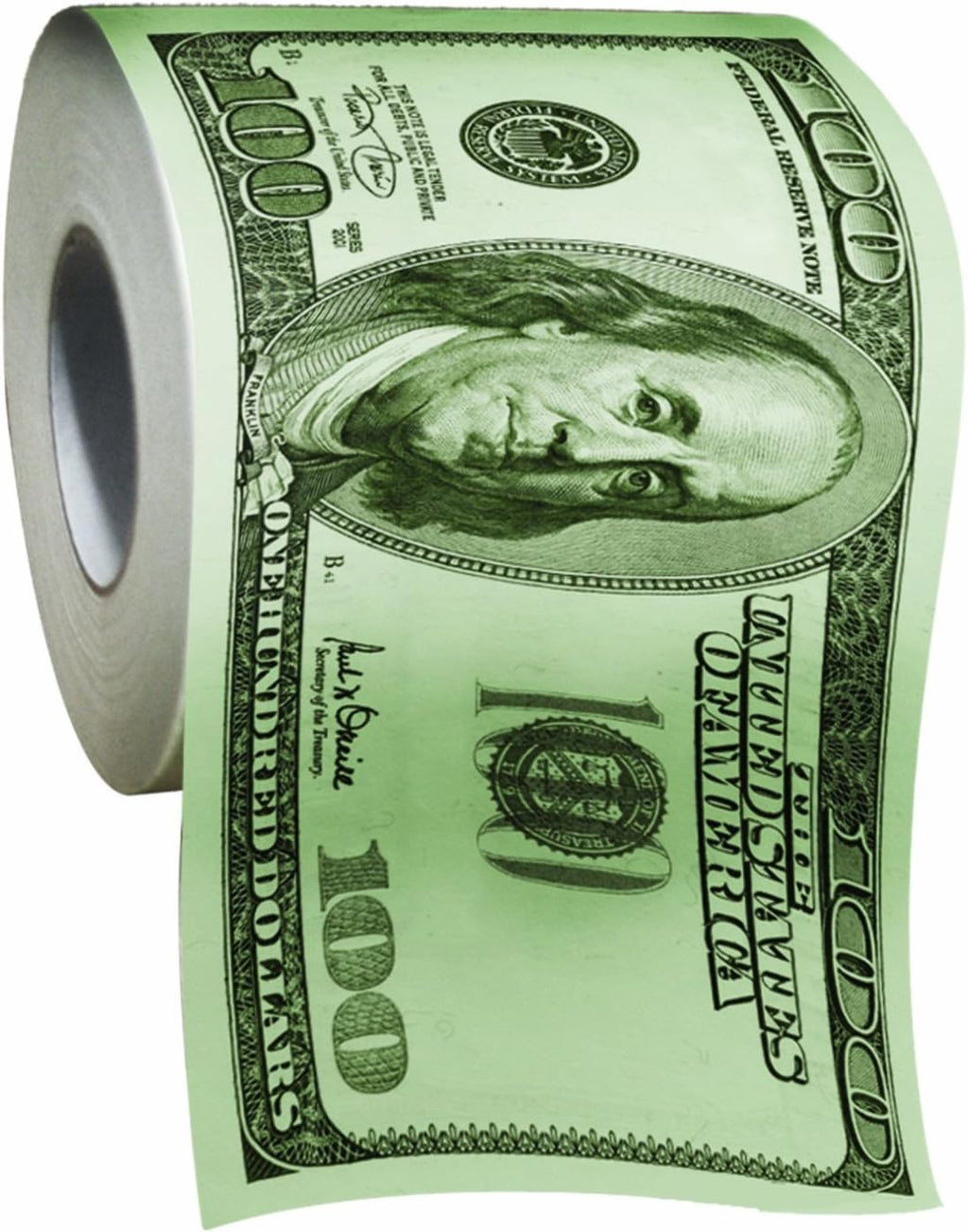 Hundred Dollar Bill Money Toilet Paper-Novelty Funny Gag Gift Toilet Paper