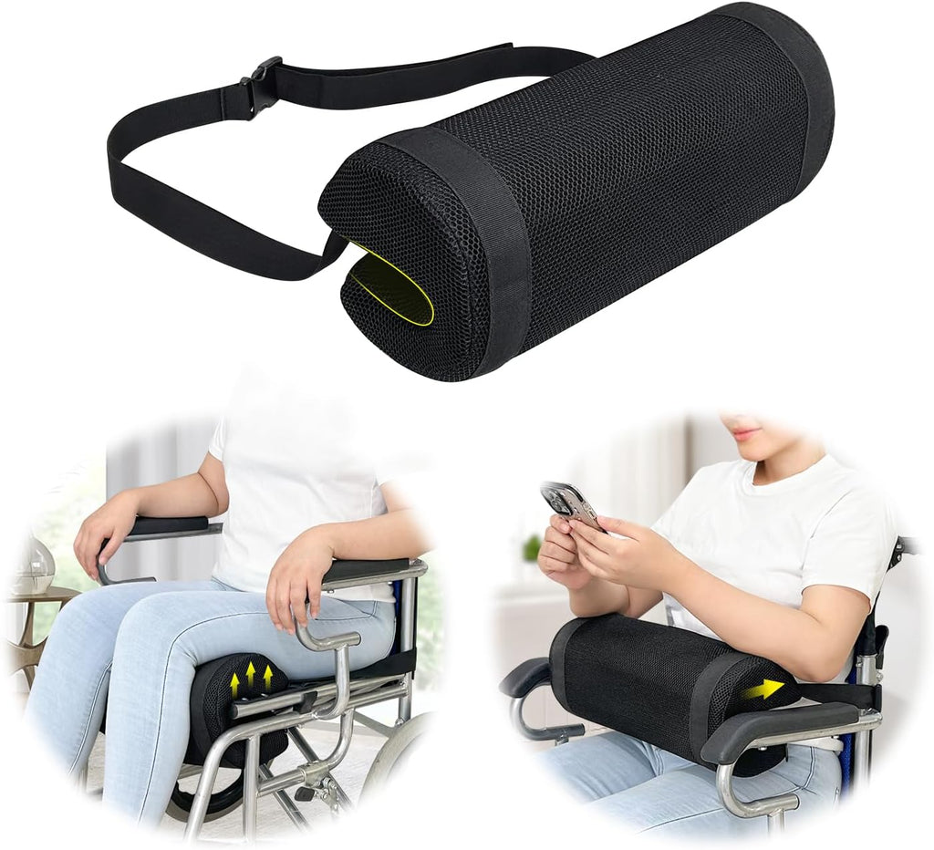 Wheel Chair Cushions for Seniors Pommel Wedge Wheelchair Seat Belt to Prevent Forward Sliding Transport Chair Safety Strap Dementia Patient Leg Support Improves Positioning Harness Cushion