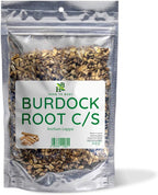Herb To Body Burdock Root Cut & Sifted – 4 oz, Wildcrafted Arctium Lappa Dried for Herbal Tea, Dried Burdock Tea, and Natural Wellness Uses