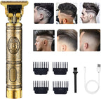 Hair Clippers for Men, Cordless Electric Hair Trimmer and Beard Shaver, T Blade Zero Gapped Edgers Clipper Hair Cutting Kit, Rechargeable, Gift for Father