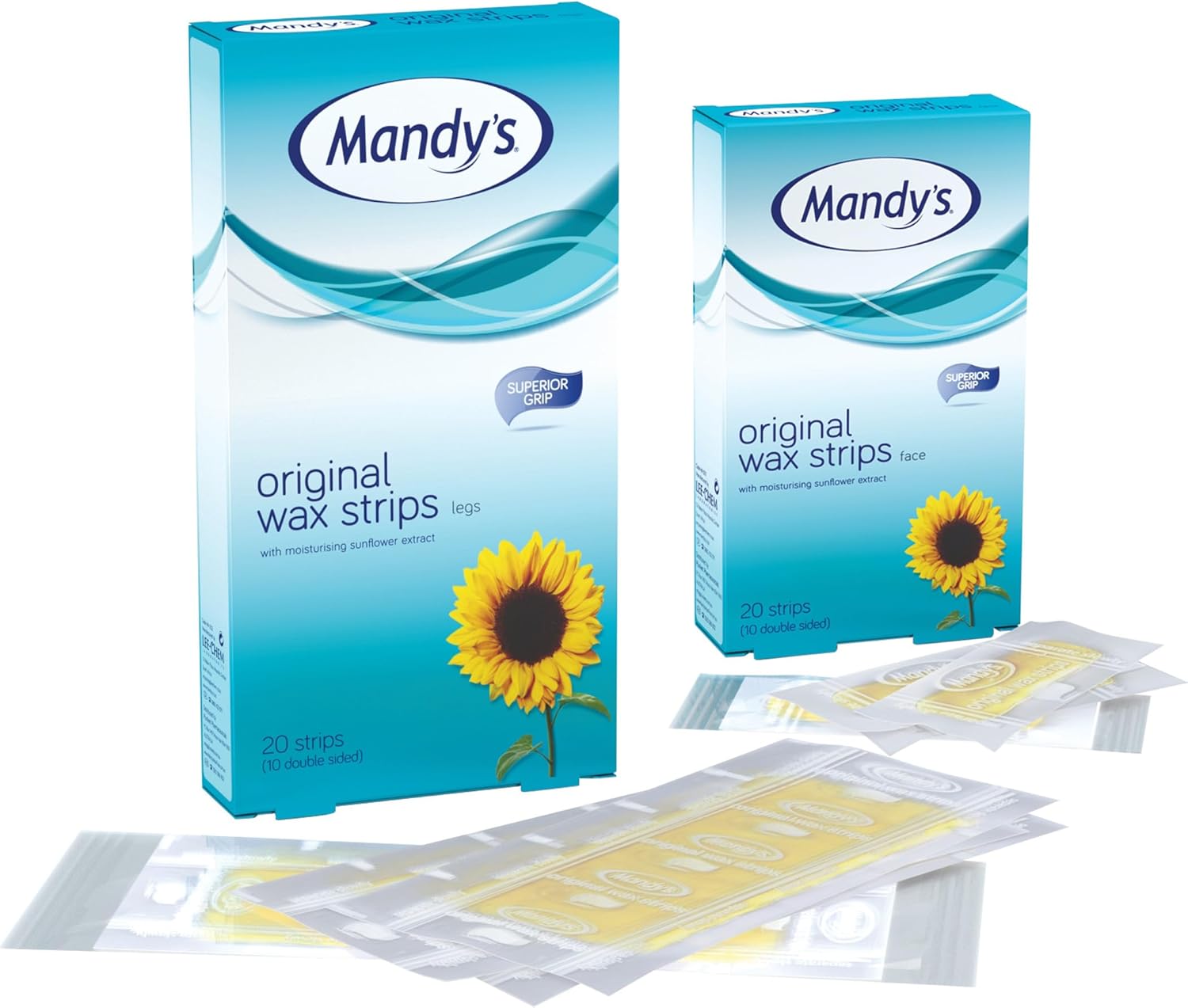 Mandy's Original Wax Strips Combo - 20 Double Sided Crystal Strips
