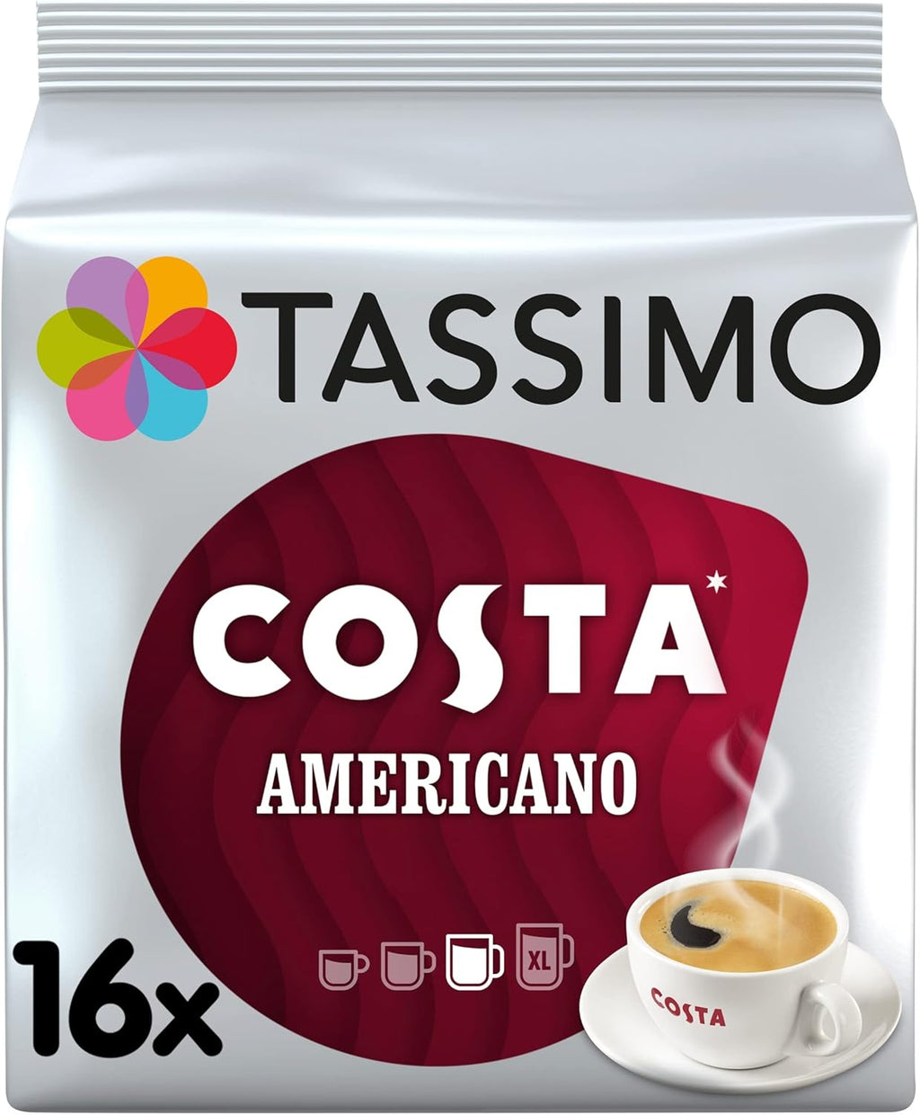 Tassimo Costa Americano Pack Of 3, 3X16 T-Discs