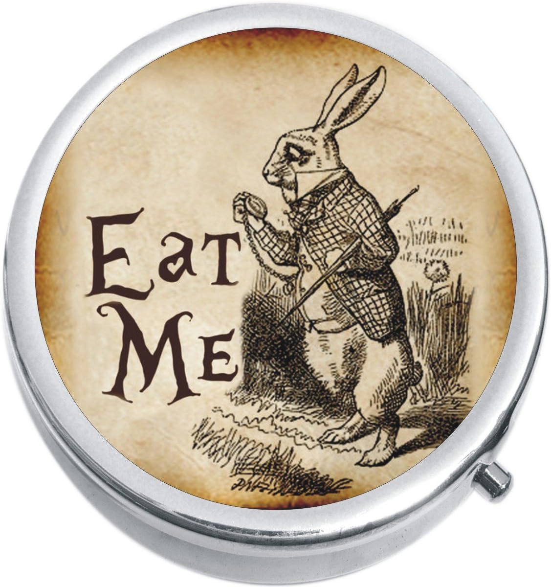 Eat Me Rabbit Wonderland Medicine Vitamin Pill Box
