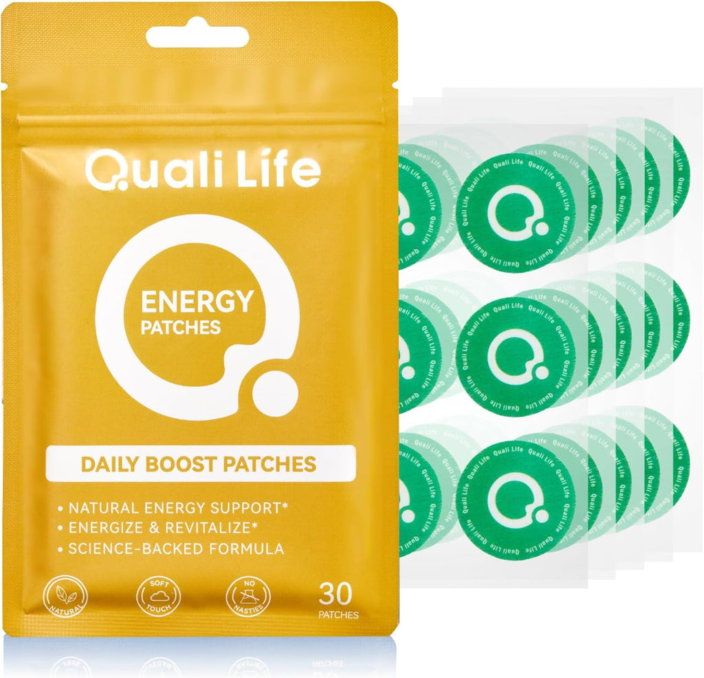 Energy Patches for Women and Men - Daily Wellness Awake Patch with Caffeine for Boost Energy & Reduced Fatigue -30 Count