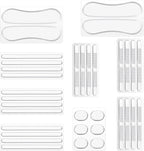 34 Pcs High Cushion Inserts, Sling Shoe Grip for Sandals & Backs, Women's Strap Cushion Inserts, Silicone Thin Heel Straps for High Heels & More