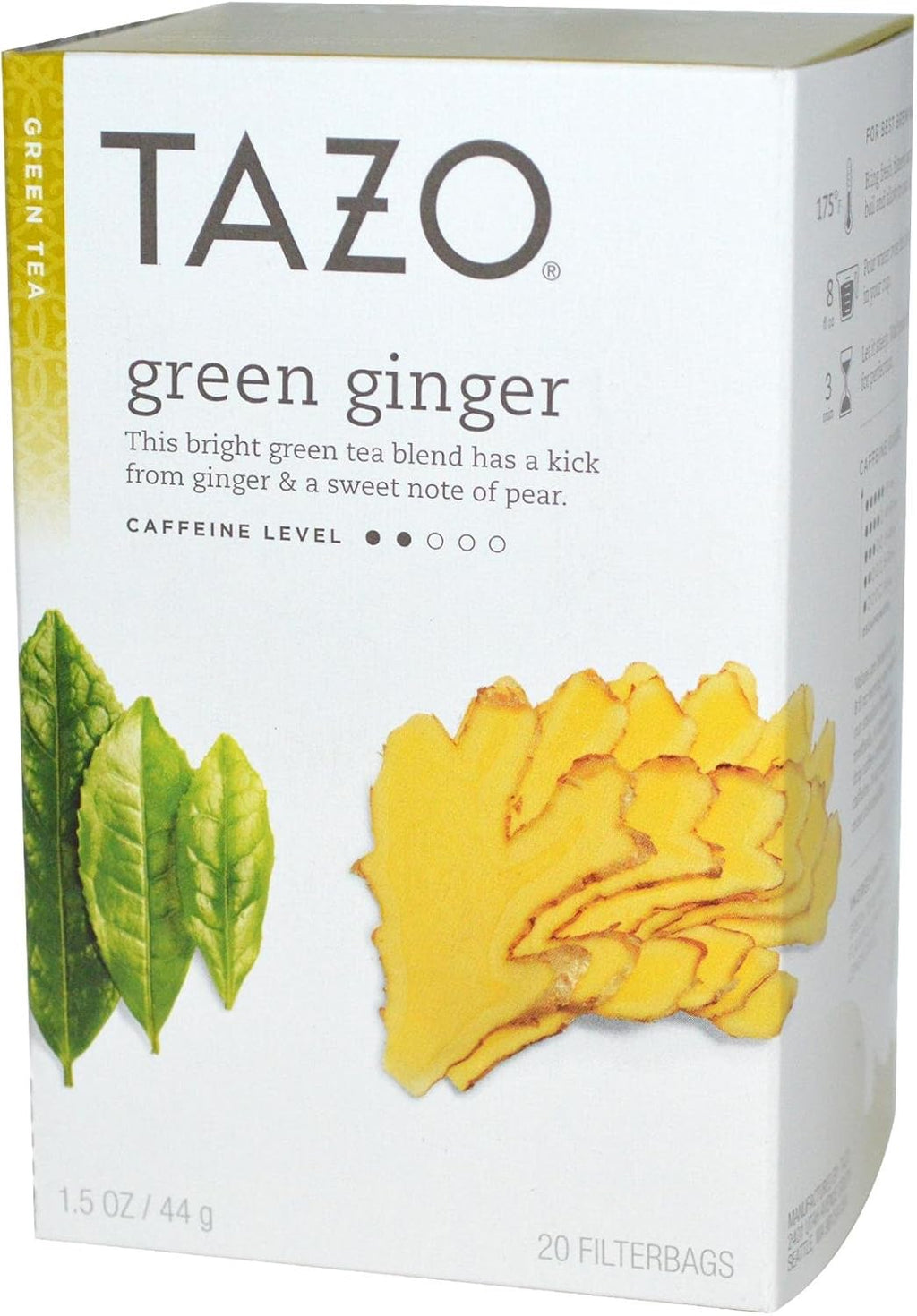 Tazo Tea 25795-3pack Tazo Tea Ginger Green Tea - 3x20 bag by TAZO
