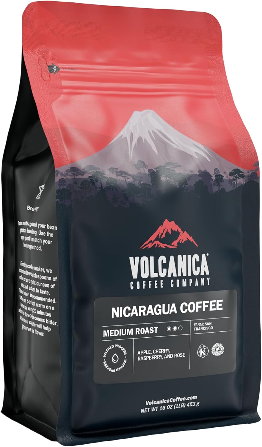 Nicaragua Coffee, Jinotega, Ground, Fresh Roasted, 16-ounce