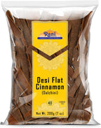 Rani Desi (Dalchini) Flat Cinnamon 7oz (200g) ~ All Natural | Vegan | Gluten Friendly | NON-GMO Kosher | Indian Origin