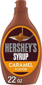 HERSHEY'S Caramel Flavored Syrup Bottle, 22 oz