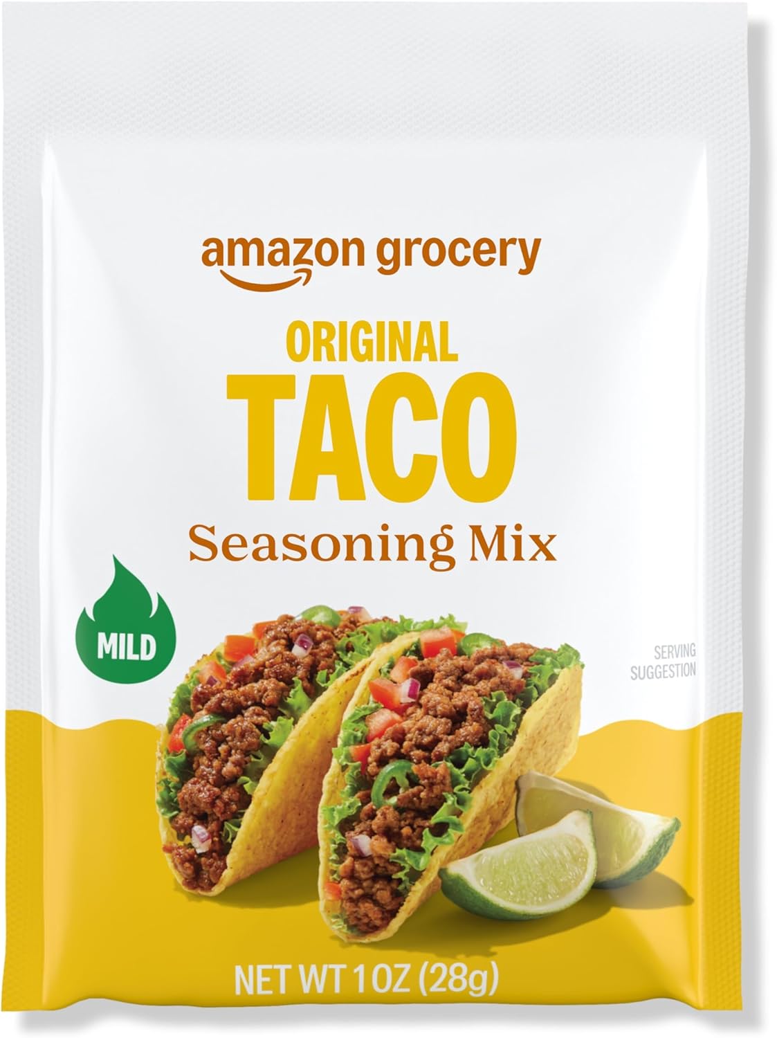 Amazon Grocery, Taco Seasoning Mix, Mild Heat, 1 Oz