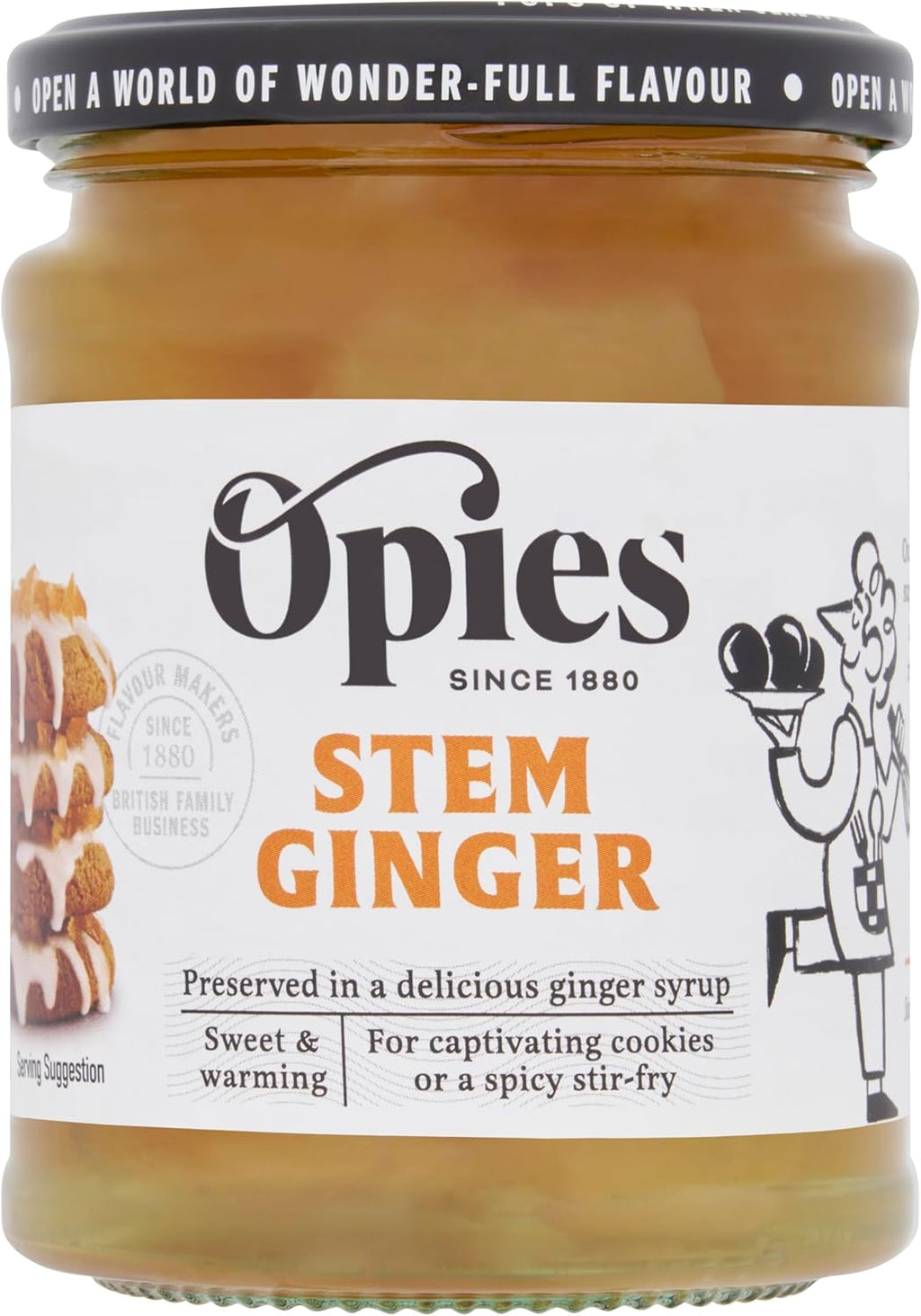 Opies Stem Ginger in Syrup 280g