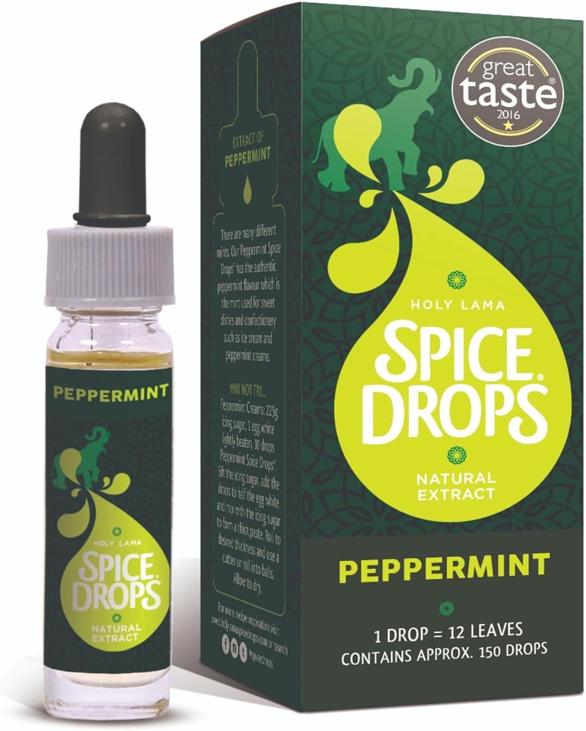 Holy Lama Natural Peppermint Extract Spice Drops (5ml)