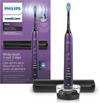 Philips Sonicare DiamondClean 9000 Electric Toothbrush - Sonic Toothbrush with App, Pressure Sensor, 12 Brushing Settings, Replacement Reminder, Charging Stand, Travel Case, Amethyst, HX9911/91