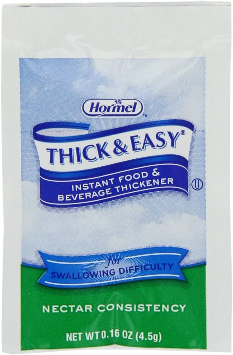 Hormel Thick & Easy Instant Food Thickener, Nectar Consistency, 0.16 Ounce (Pack of 100)