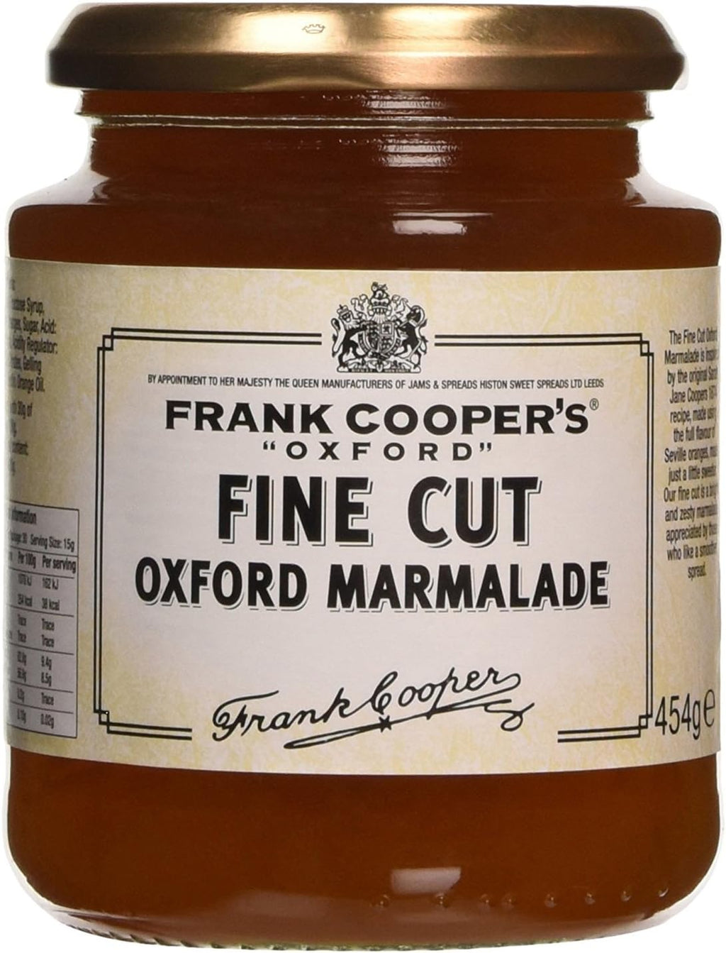 Frank Cooper's - Fine Cut Oxford Marmalade - 454g